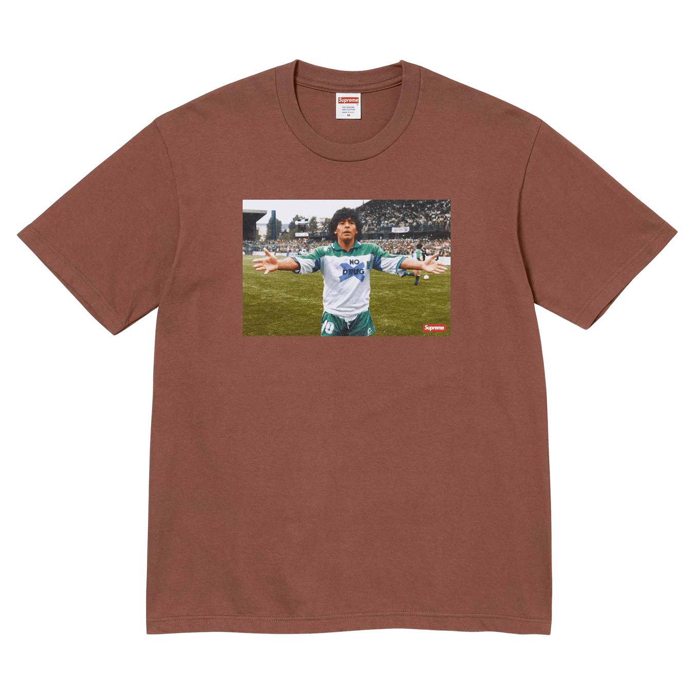 Supreme Maradona Tee Brown — Kick Game