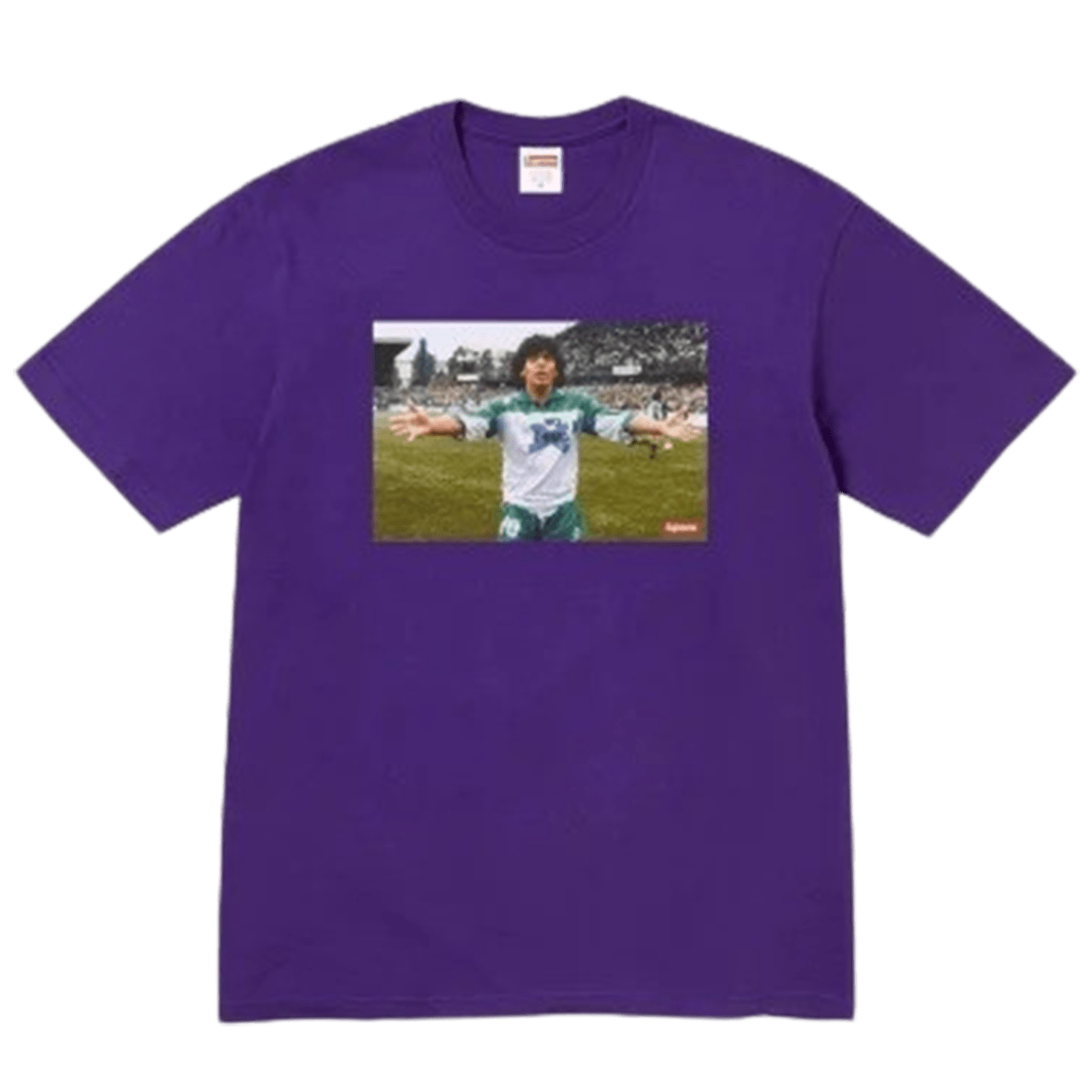 Supreme Maradona Tee Purple — Kick Game