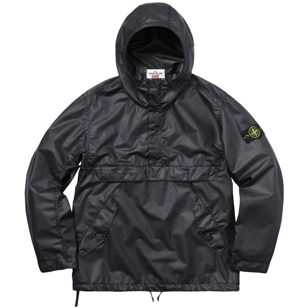 STONE ISLAND FOR SUPREME POLY COVER COMPOSITE ANORAK IN BLACK