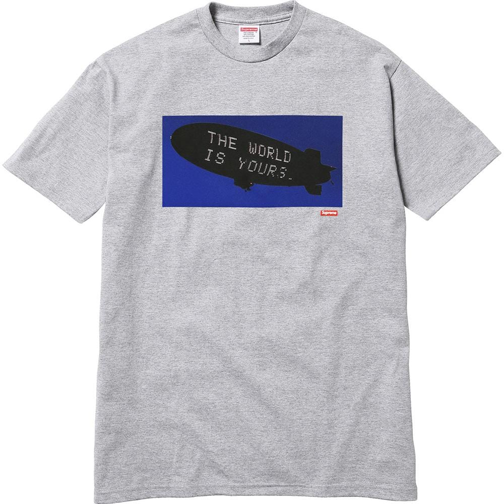 Supreme Scarface Blimp Tee - Heather Grey — Kick Game