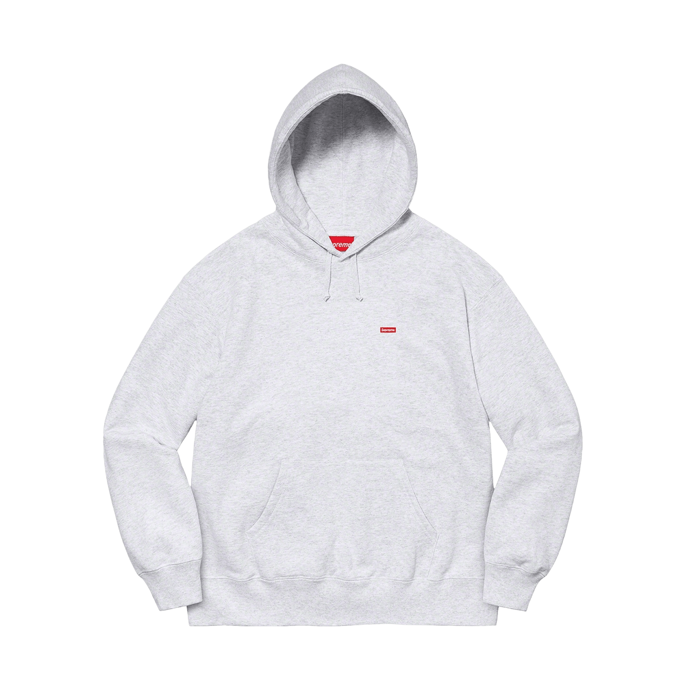 Supreme Small Box Logo Hooded Sweatshirt Ash Grey Size Small New