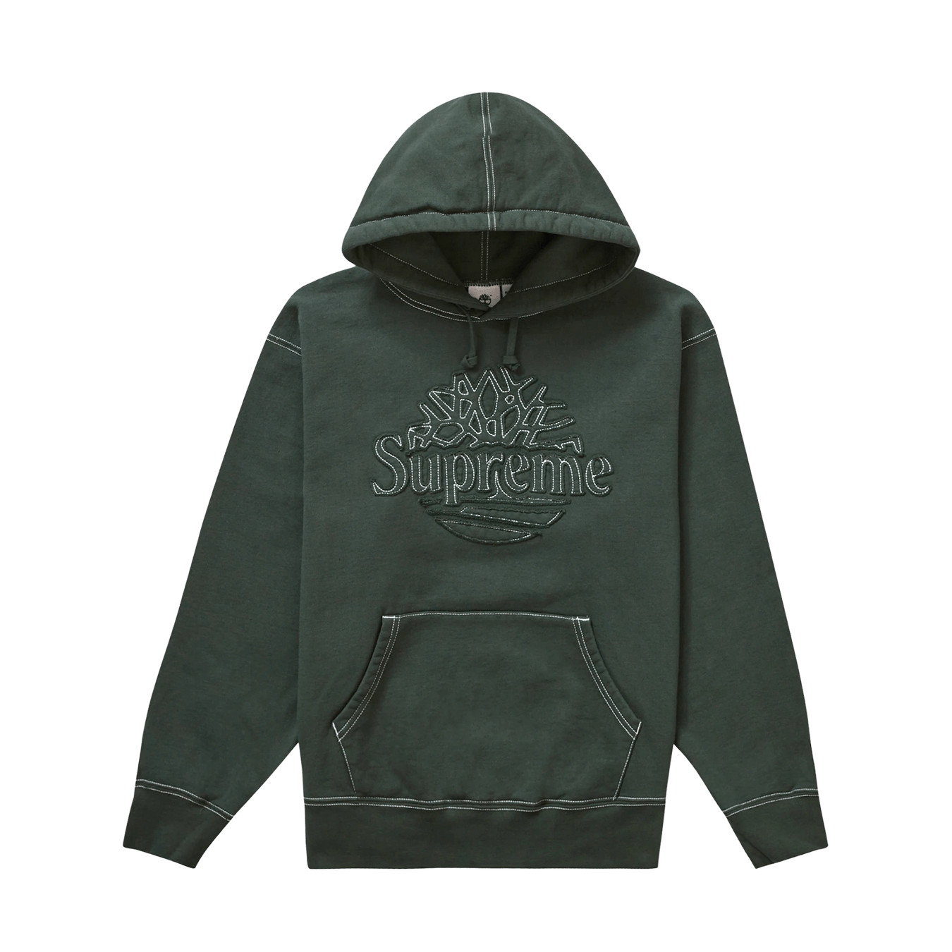 Supreme x Timberland Hooded Sweatshirt 'Dark Green' — Kick Game