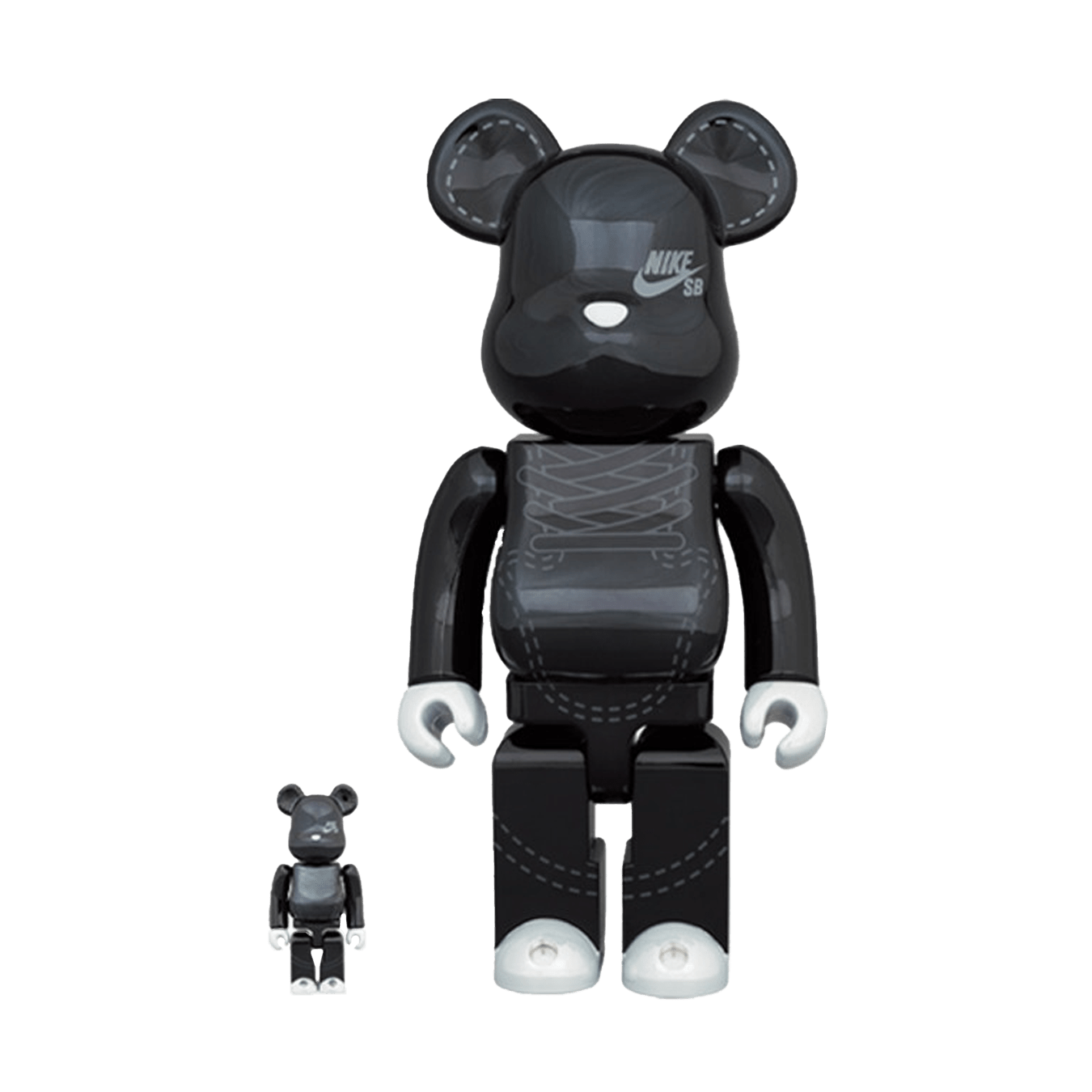 Bearbrick NIKE SB 2020 100% & 400% Set 'Black' — Kick Game