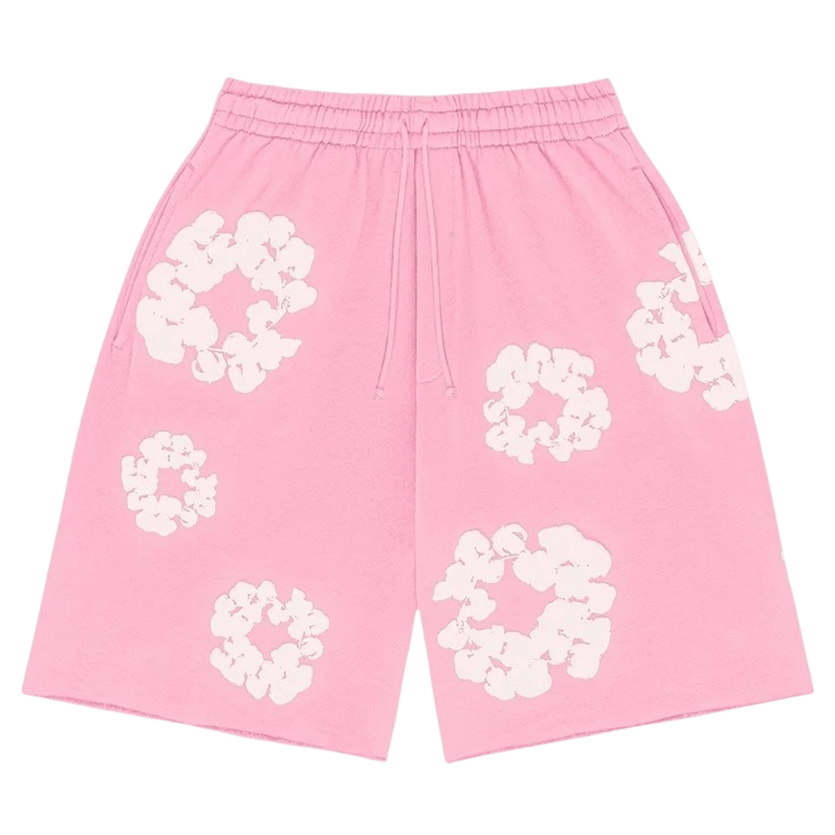 Denim Tears The Cotton Wreath Shorts 'Pink' - Kick Game