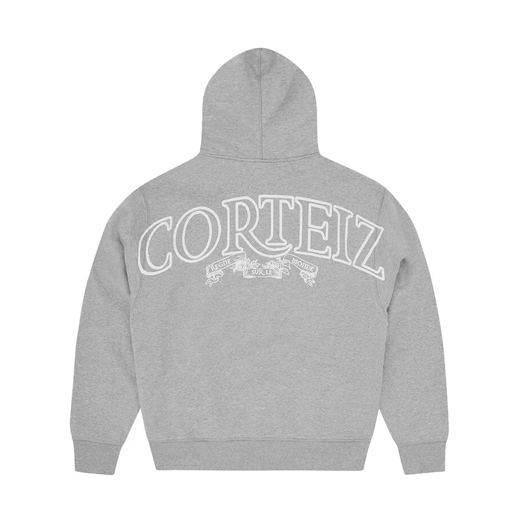 Corteiz Superior Royale Zip Hoodie 'Heather Grey' - Kick Game