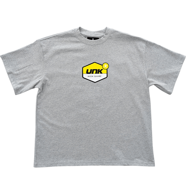 Unknwon x Kick Game Tee 'Grey Yellow' - Kick Game