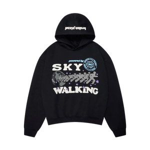 Broken Planet Hoodie 'Sky Walking' - Midnight Black