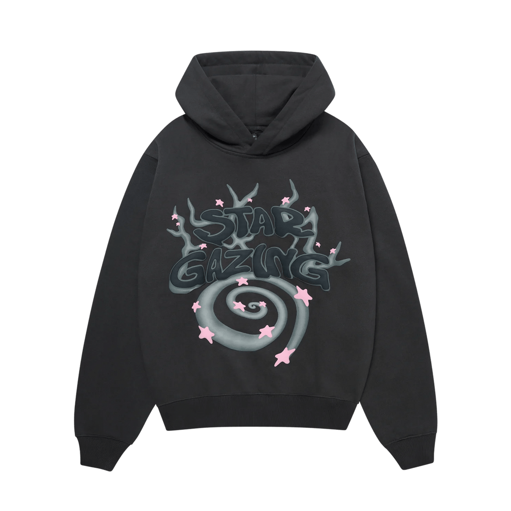 Broken Planet Market Hoodie 'Stargazing' - Soot Black - Kick Game