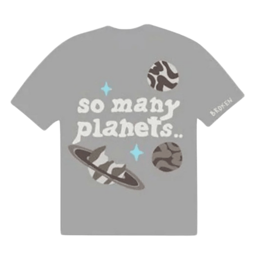 Broken Planet Market So Many Planets T-shirt 'Grey' - Kick Game