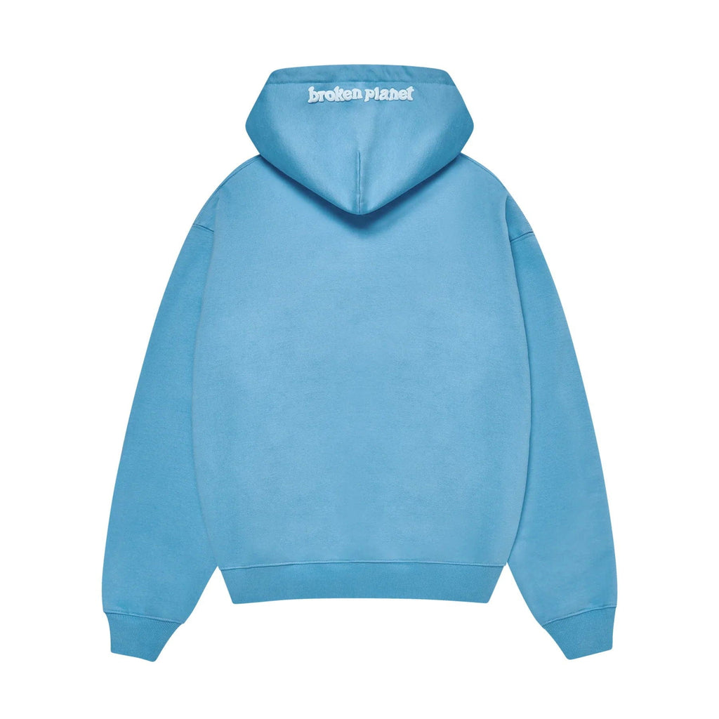 Broken Planet Market Zip Up Schwarzes hoodie 'Light Blue' - UrlfreezeShops