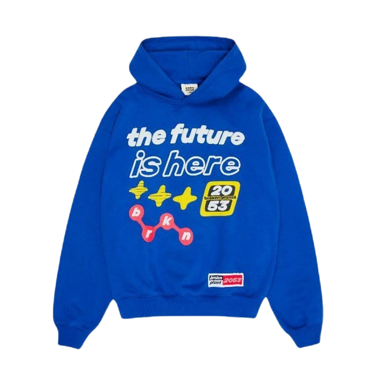 Broken Planet Hoodie 'The Future Is Here' - Dark Blue - Kick Game