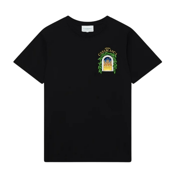 Casablanca Avenida T-shirt Away 'Black' - UrlfreezeShops