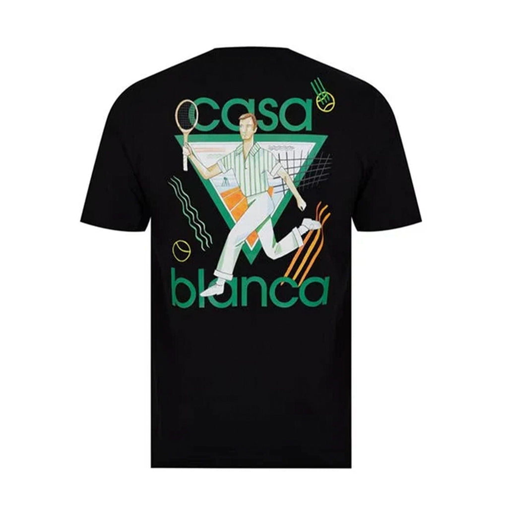 Casablanca Casa La Jeu Print T-Shirt 'Black' - Kick Game