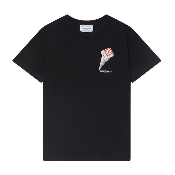 Casablanca Leaning Column T-Shirt 'Black'