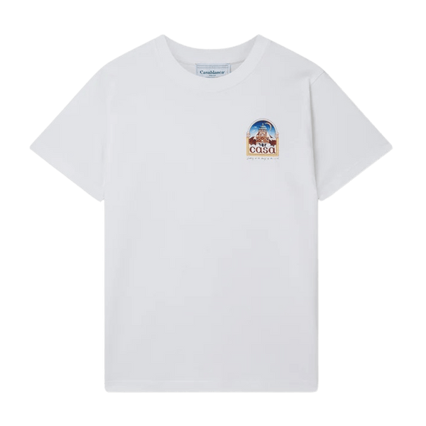 Casablanca Vue De L'Arche T-shirt half 'White' - UrlfreezeShops