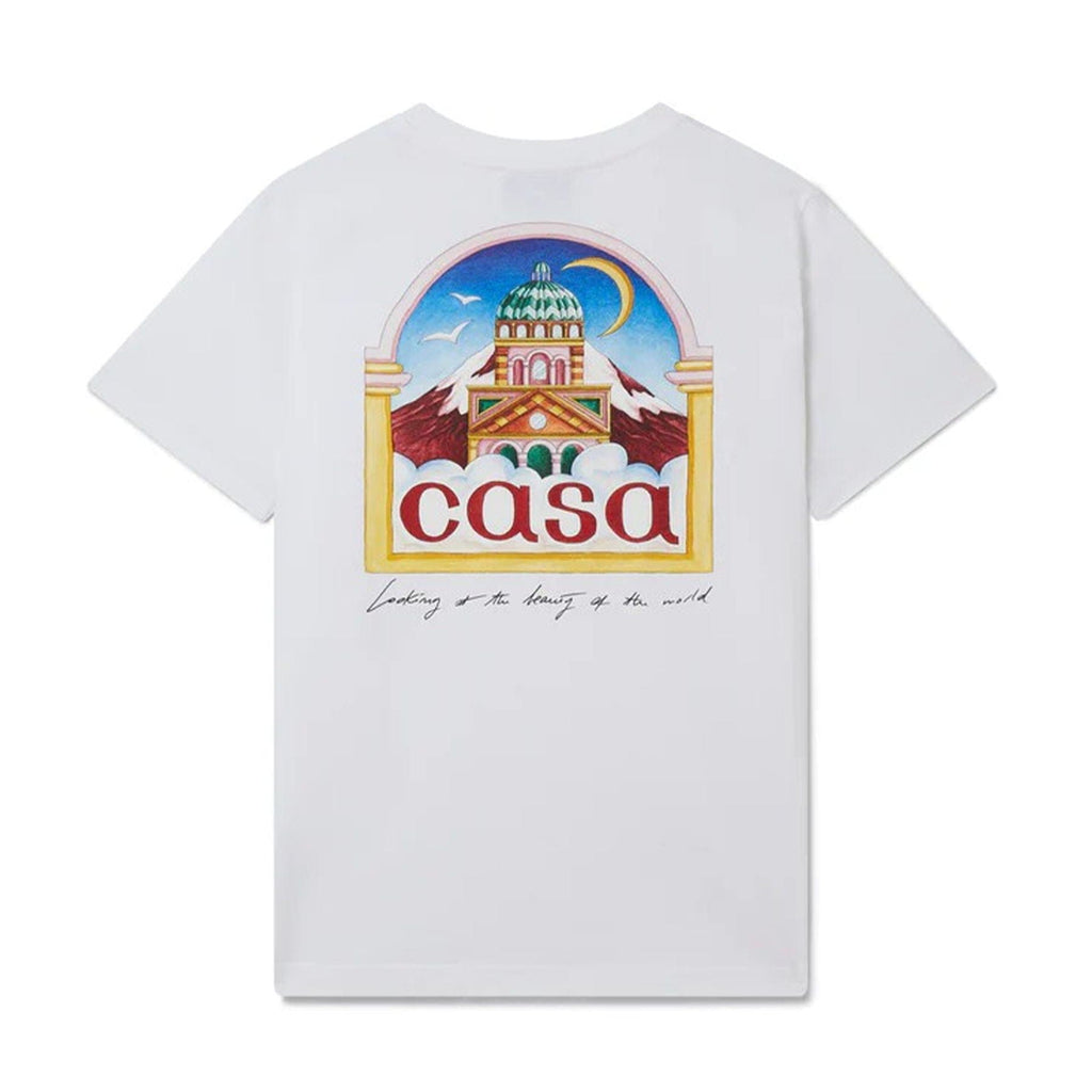 Casablanca Vue De L'Arche T-Shirt 'White' - Kick Game