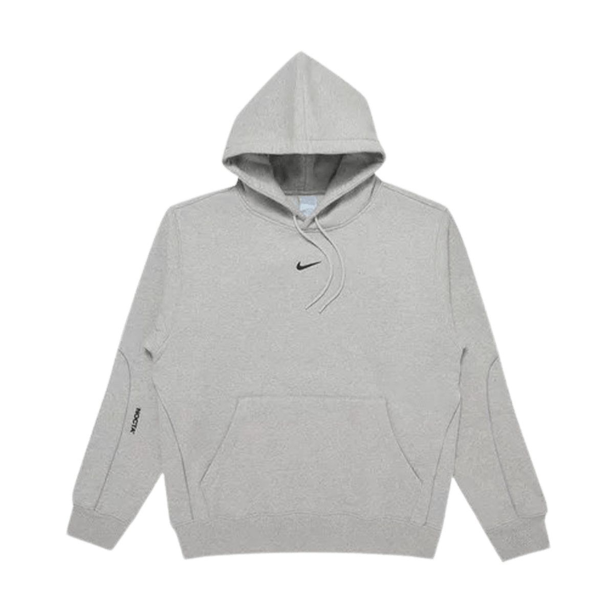 Printed Inner Fleece Cotton Hoodie - Dark Grey – Andora