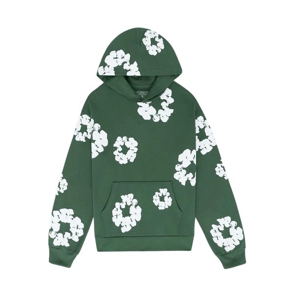 Denim Tears The Cotton Wreath Hooded Sweatshirt 'Green' - UrlfreezeShops