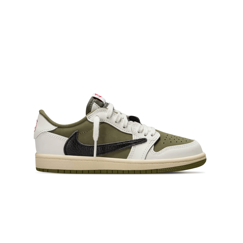 Travis Scott x Air Jordan 1 Low OG PS 'Medium Olive' - Kick Game