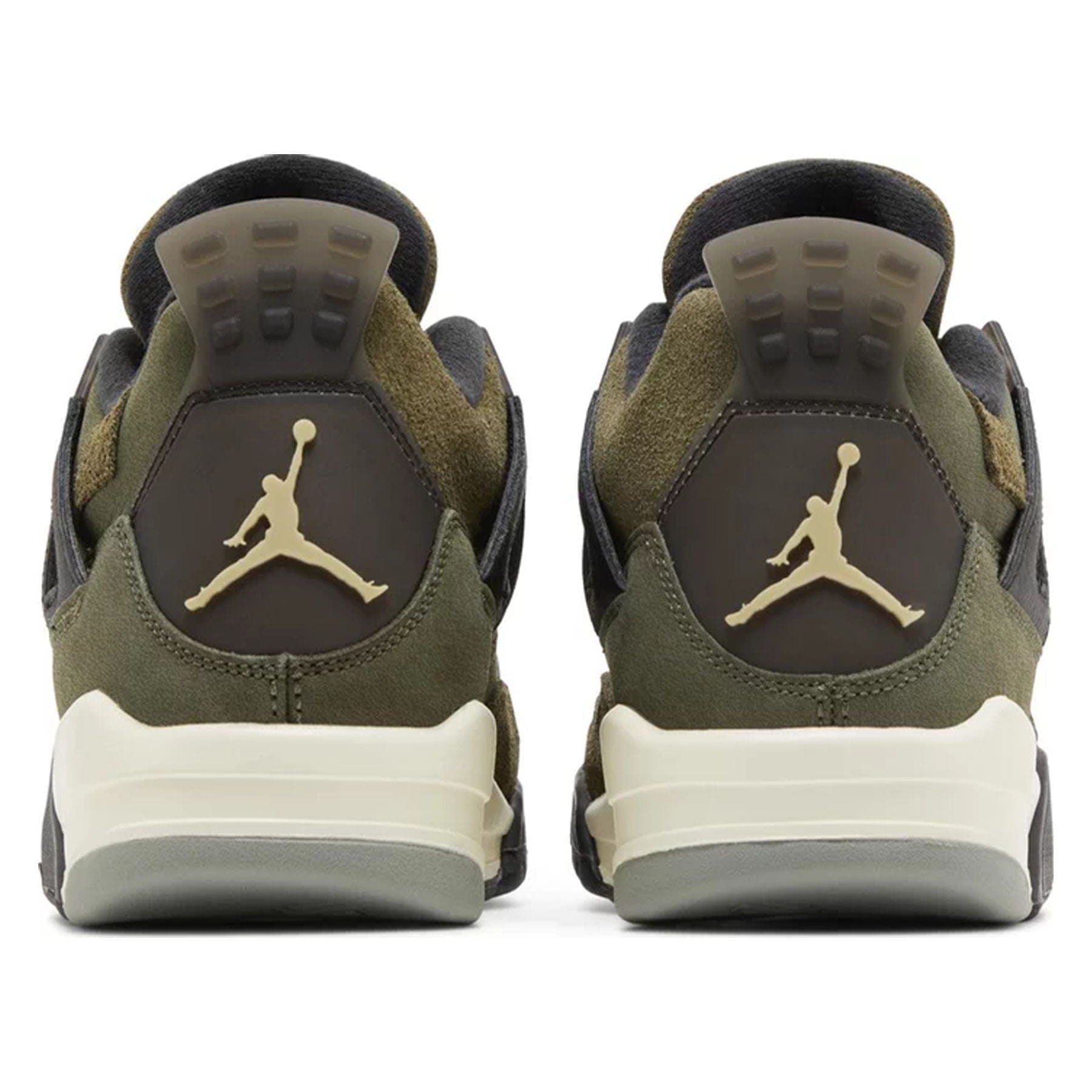 Heiress version of the Air Jordan 4 Retro SE GS Craft sobre una Jordan 2 Olive RvceShops