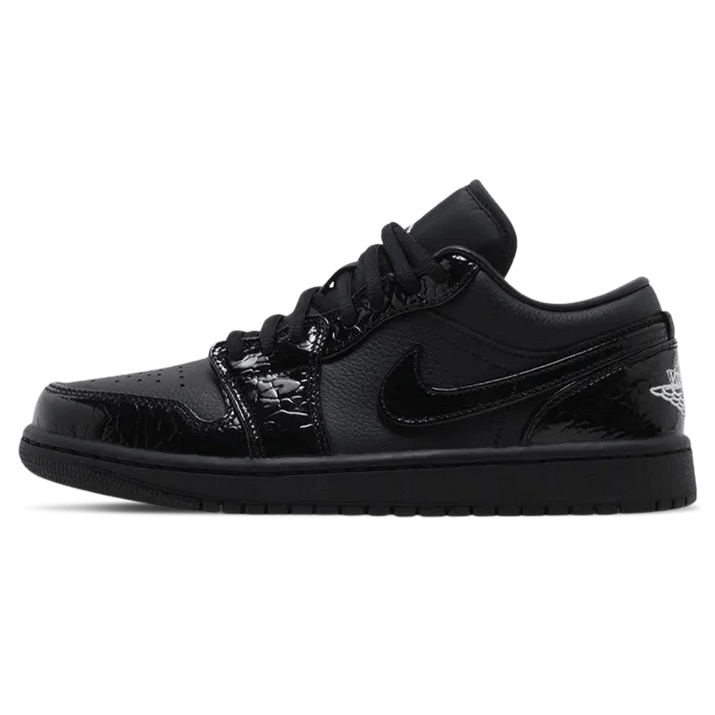 Air Jordan 1 Low SE Wmns 'Black Croc' - Kick Game