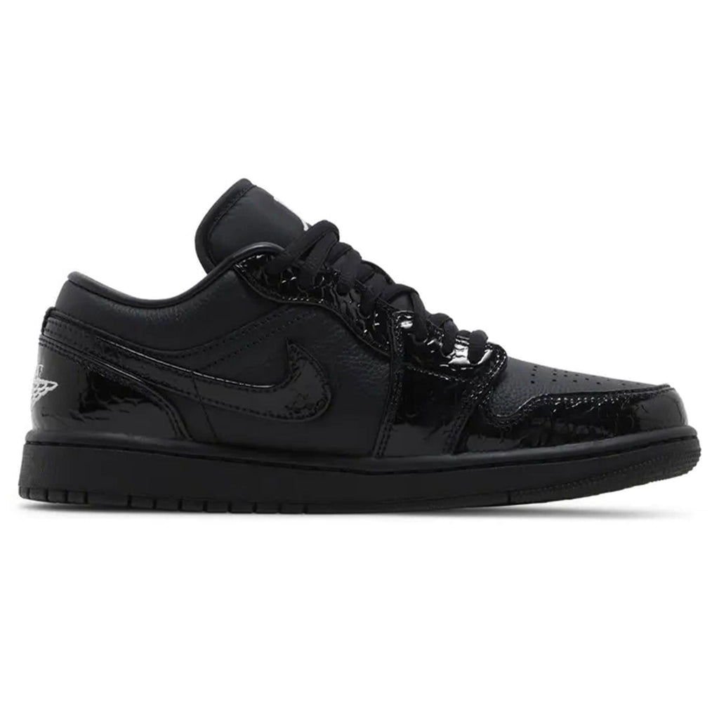 Air Jordan 1 Low SE Wmns 'Black Croc' - Kick Game