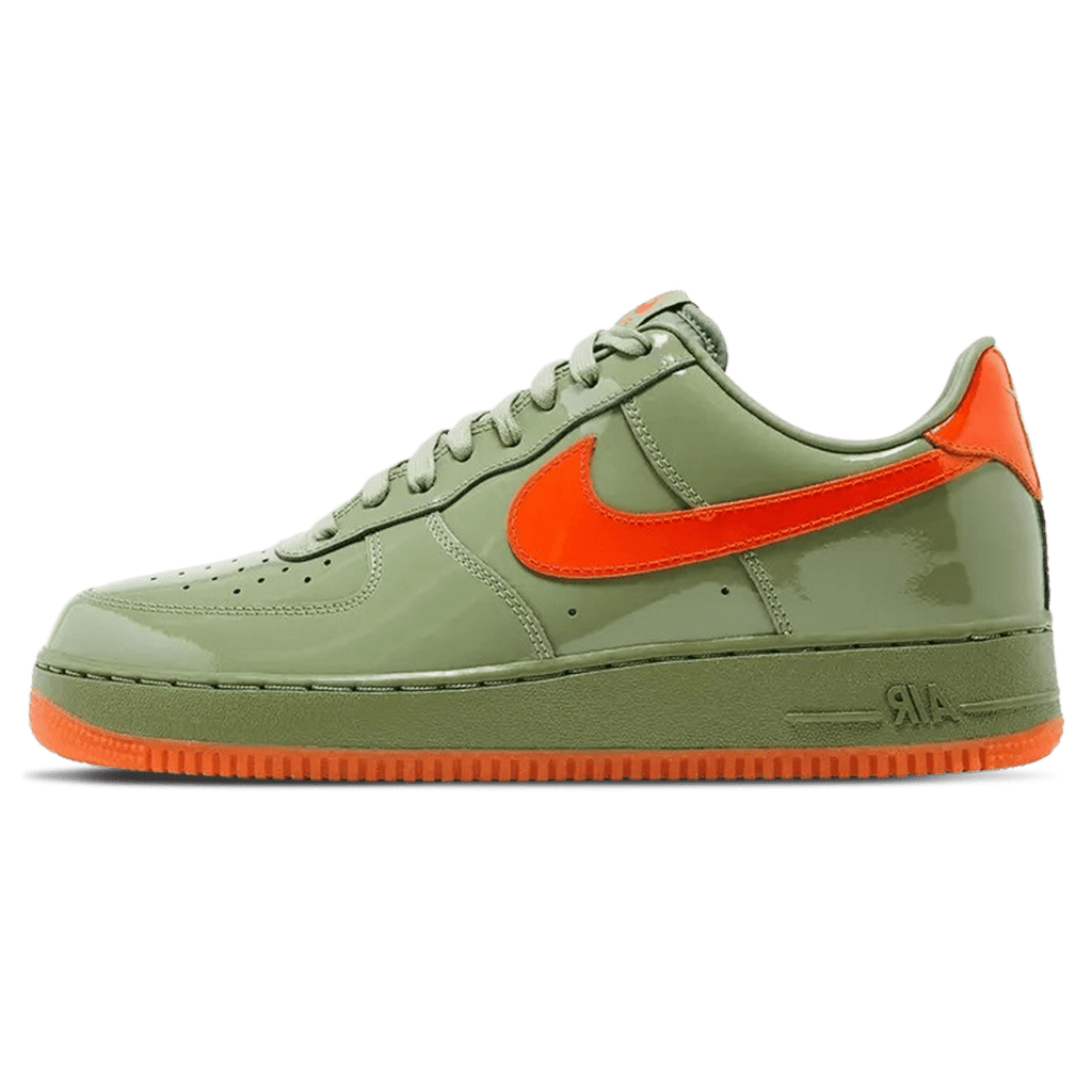 Nike Air Force 1 Low '07 Premium 'Oil Green Safety Orange' - Kick Game