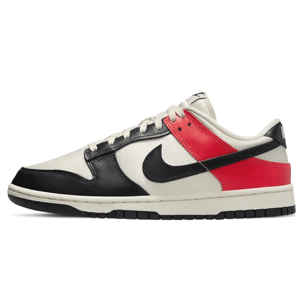 Nike Dunk Low SE Wmns 'Black Toe Bright Crimson' - Kick Game