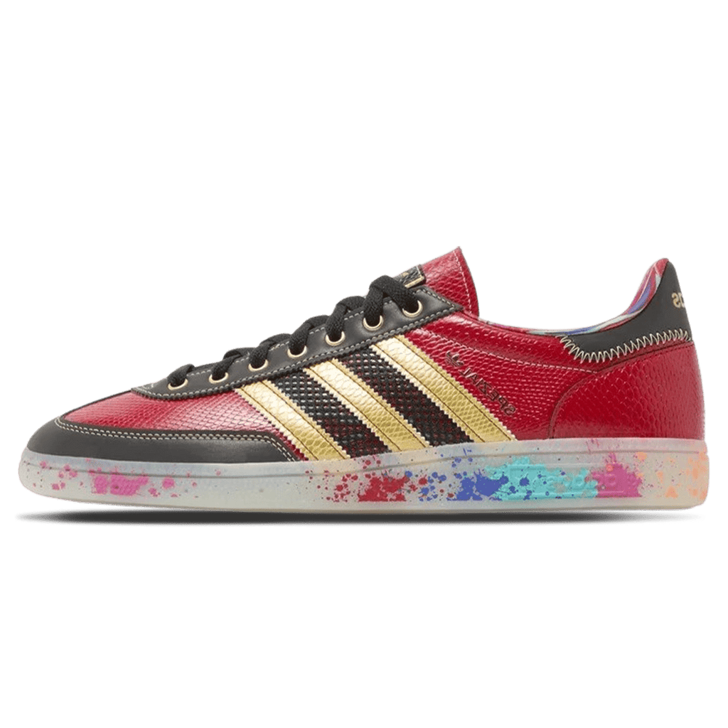 S.E.E.D. x adidas Handball Spezial 'Scarlet Gold Paint Splatter' - Kick Game