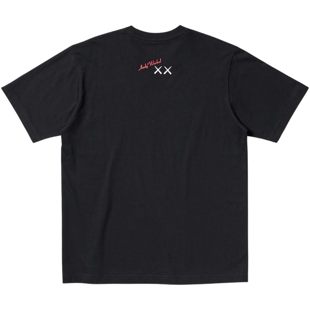 KAWS x Warhol UNIQLO UT Graphic T-Shirt 'Black' - Kick Game