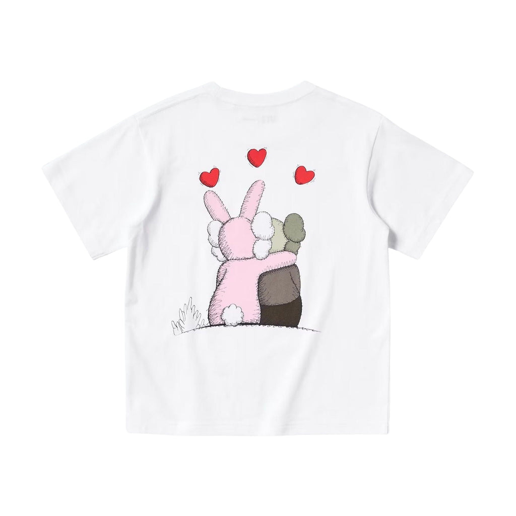 KAWS x Warhol x UNIQLO UT Graphic T-Shirt Kids 'White Red' - Kick Game