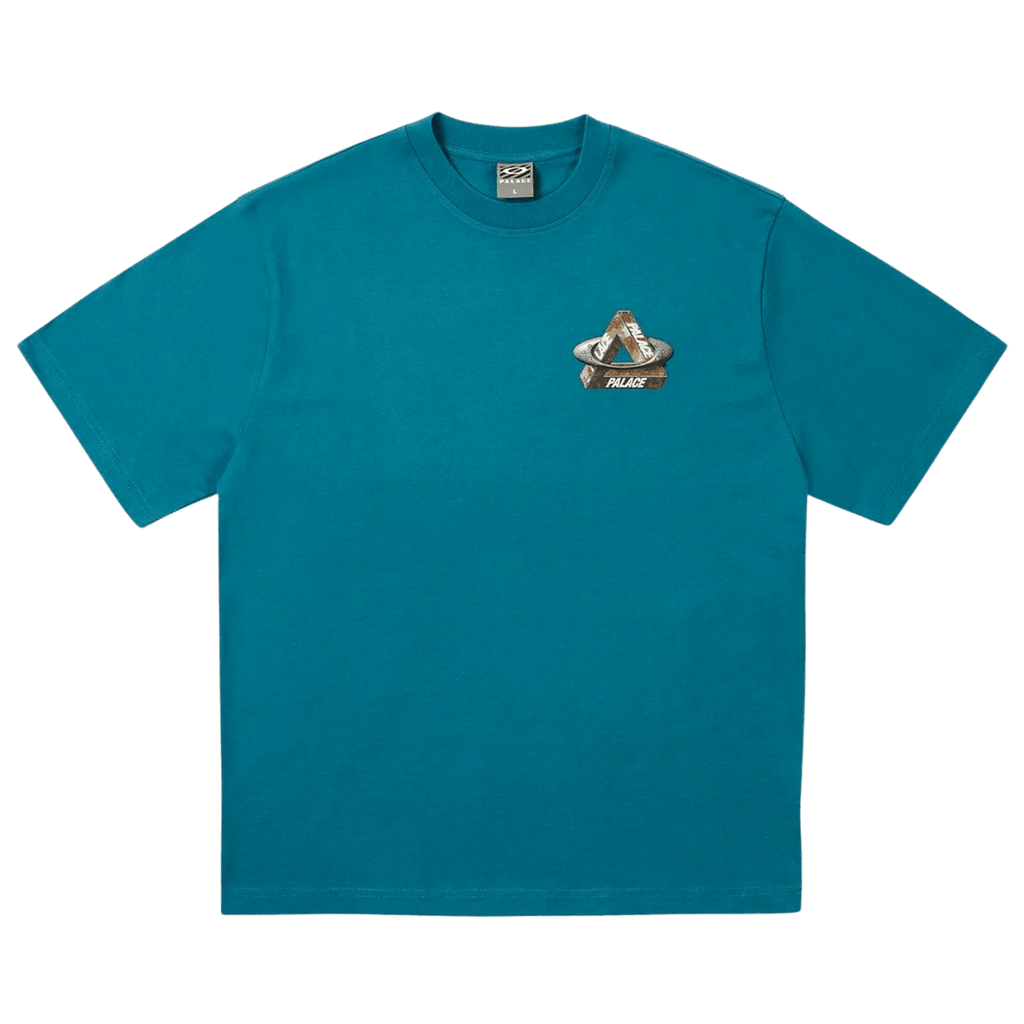 Palace x Oakley T-Shirt 'Petrol' - Kick Game