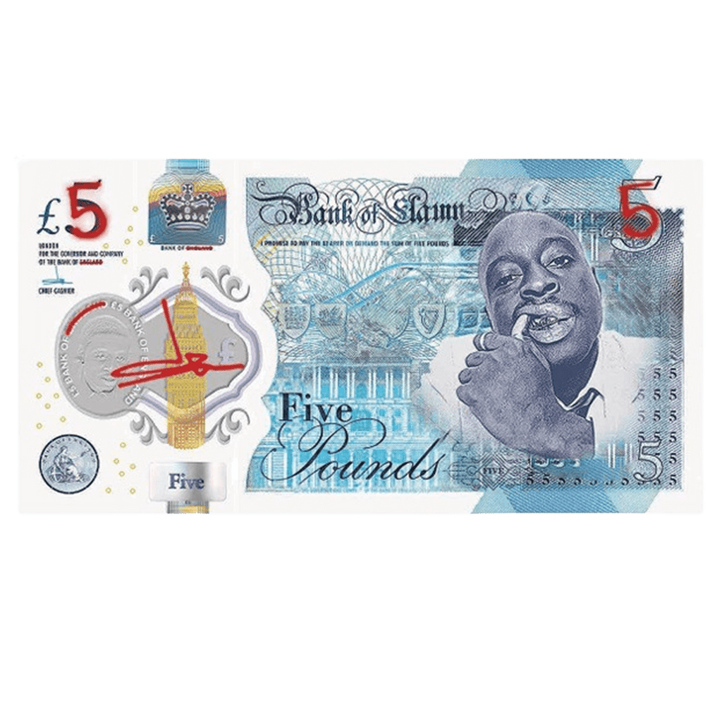 Slawn £5 Note - Kick Game