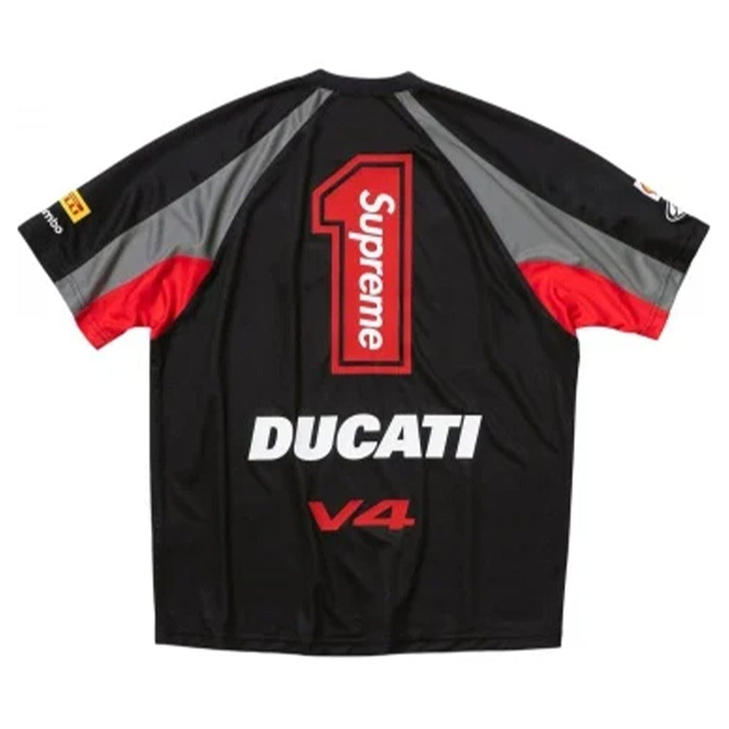 Supreme x Ducati Soccer Jersey 'Black' - Kick Game