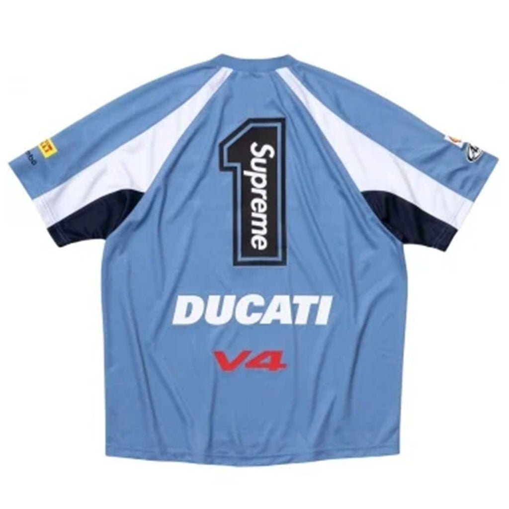 Supreme x Ducati Soccer Jersey 'Blue' - UrlfreezeShops