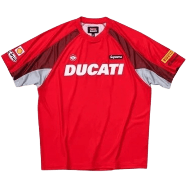 Supreme x Ducati Soccer Jersey 'Red' - UrlfreezeShops