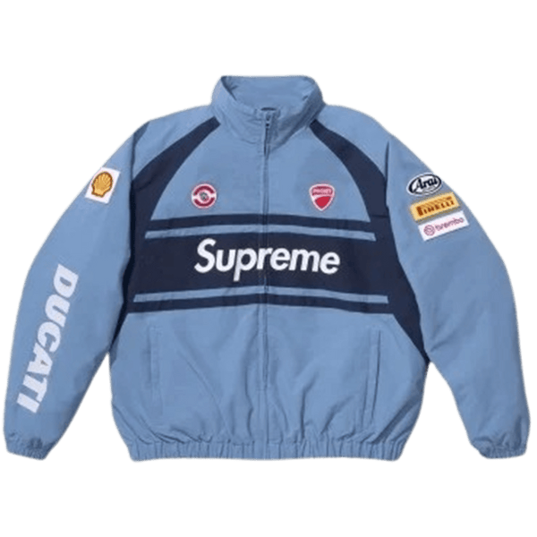 Supreme x Ducati Track Jacket 'Blue' - UrlfreezeShops