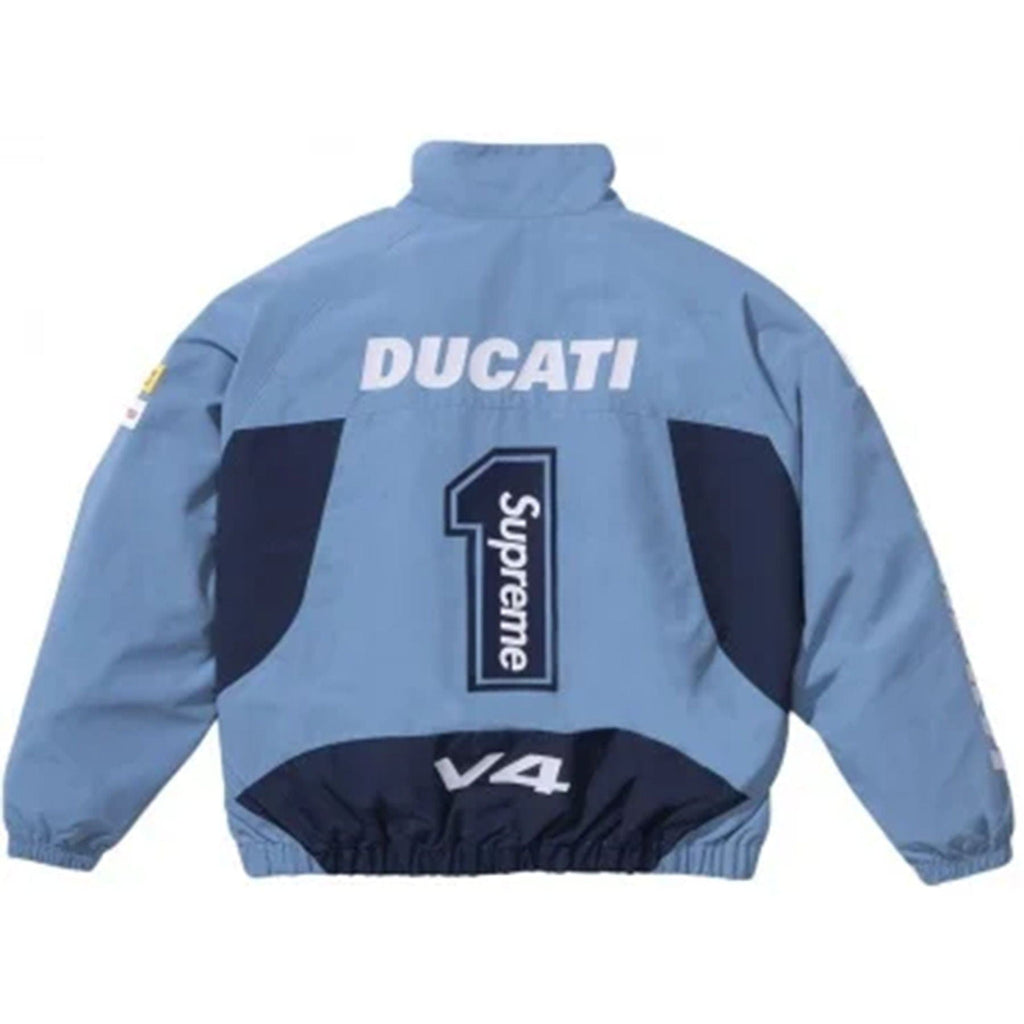Supreme x Ducati Track Jacket 'Blue' - UrlfreezeShops
