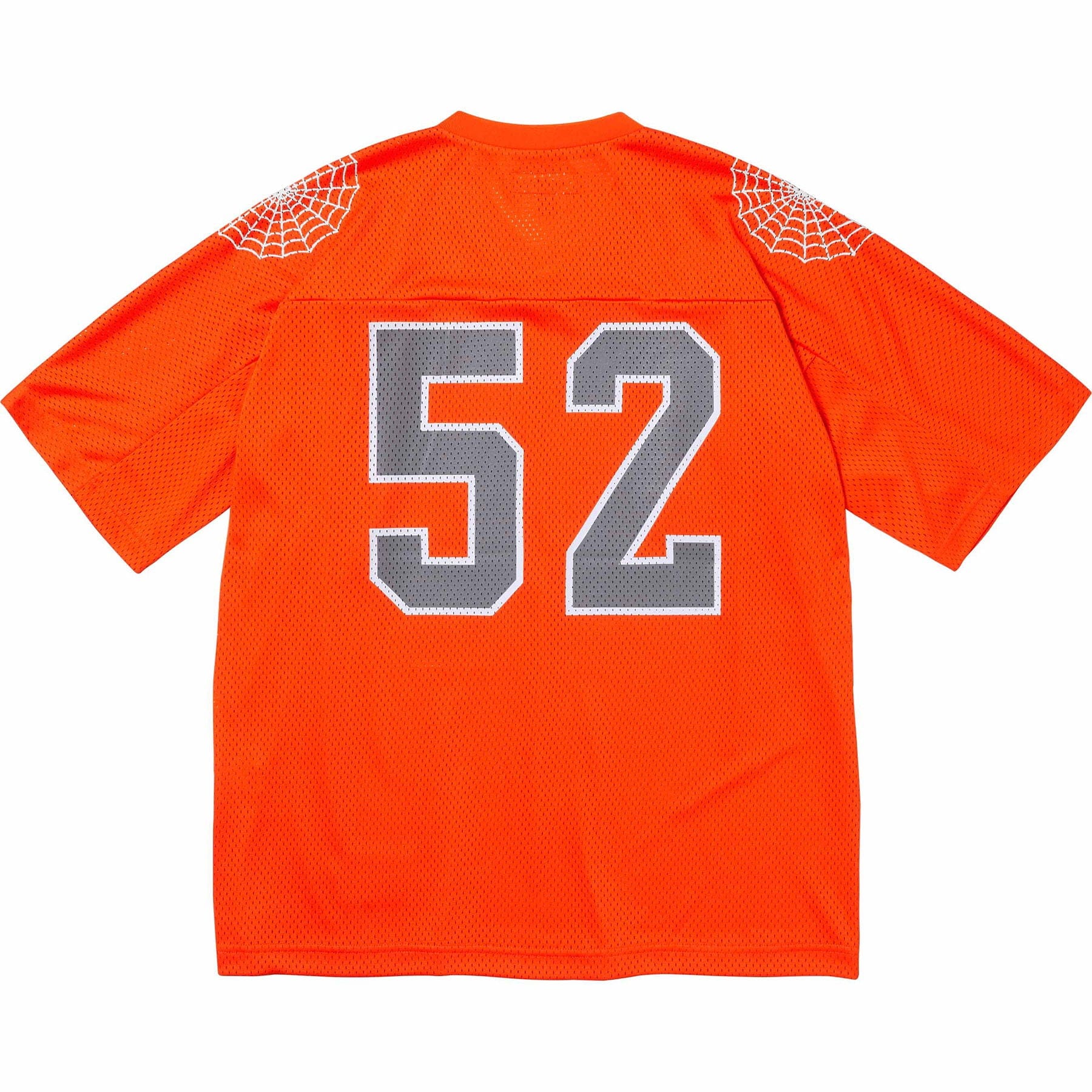 Supreme Spiderweb Football Jersey 'Orange' — Kick Game