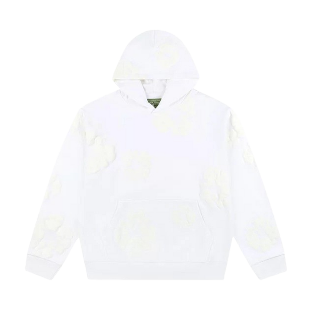 Denim Tears The Cotton Wreath Mono Hooded Sweatshirt 'White'