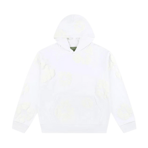 Denim Tears The Cotton Wreath Mono Hooded Sweatshirt 'White'