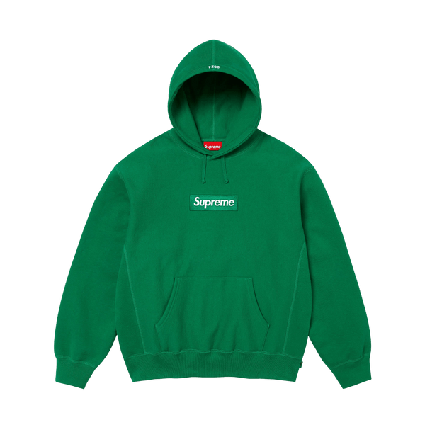 Supreme Box Logo Hoodie FW24 'Dark Green' - Kick Game