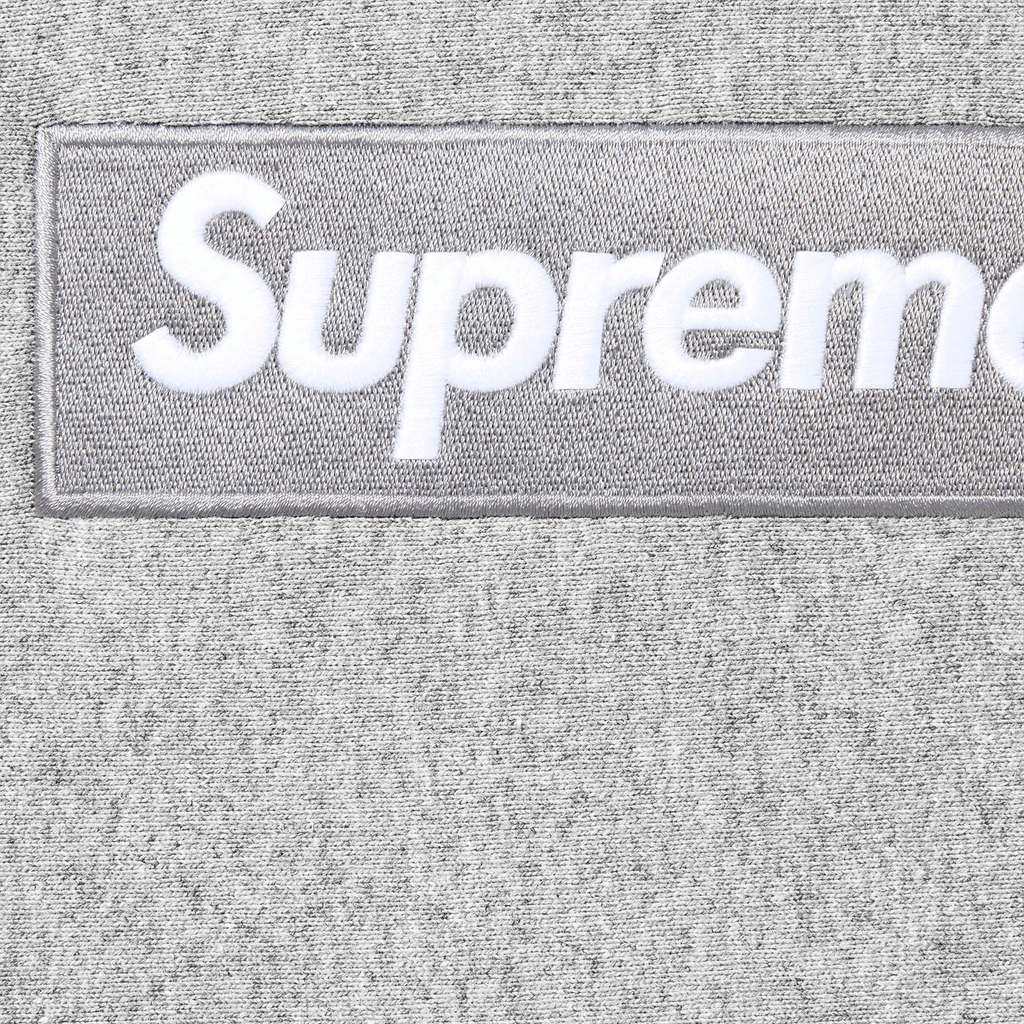 Supreme Box Logo Hoodie FW24 'Heather Grey' - Kick Game