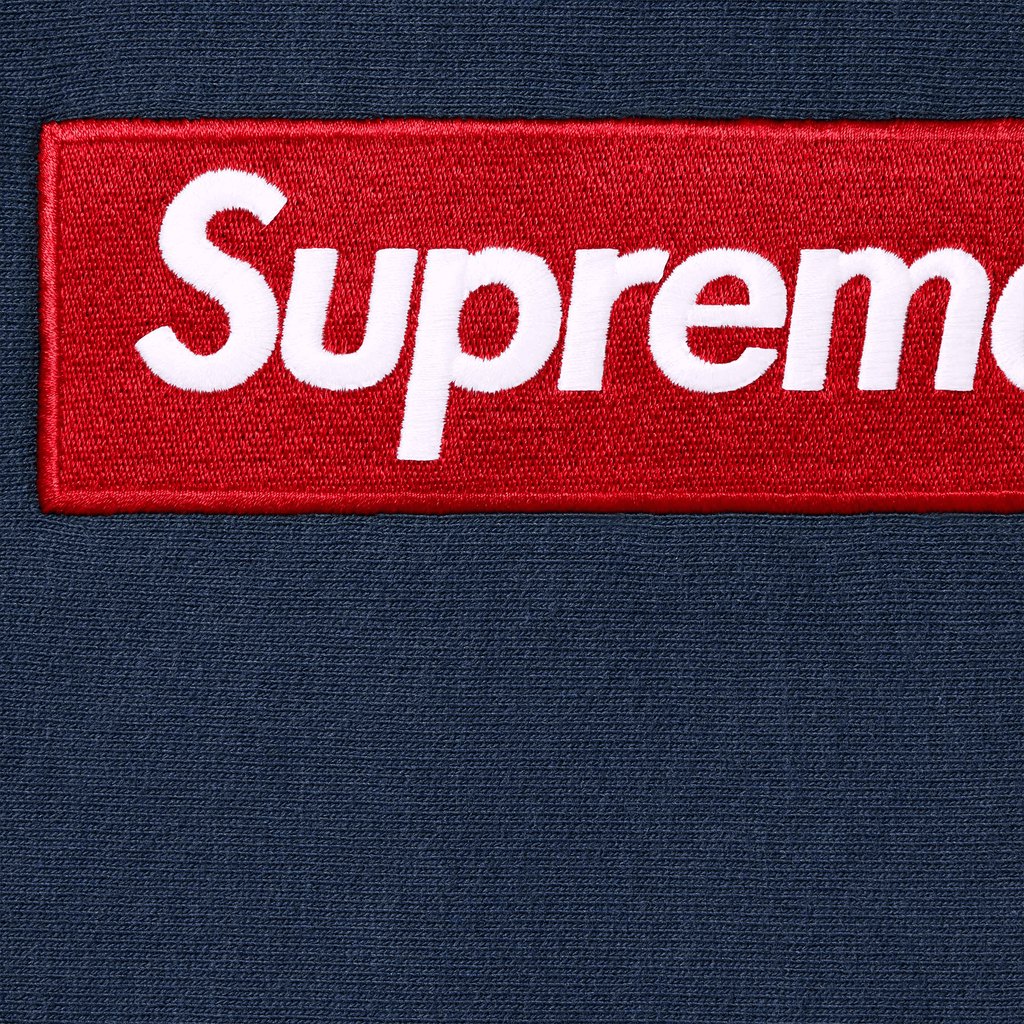 Supreme Box Logo Hoodie FW24 'Navy' - Kick Game