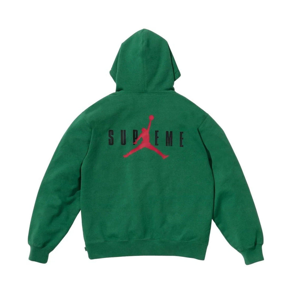 Supreme x Jordan Hoodie 'Green' - Kick Game