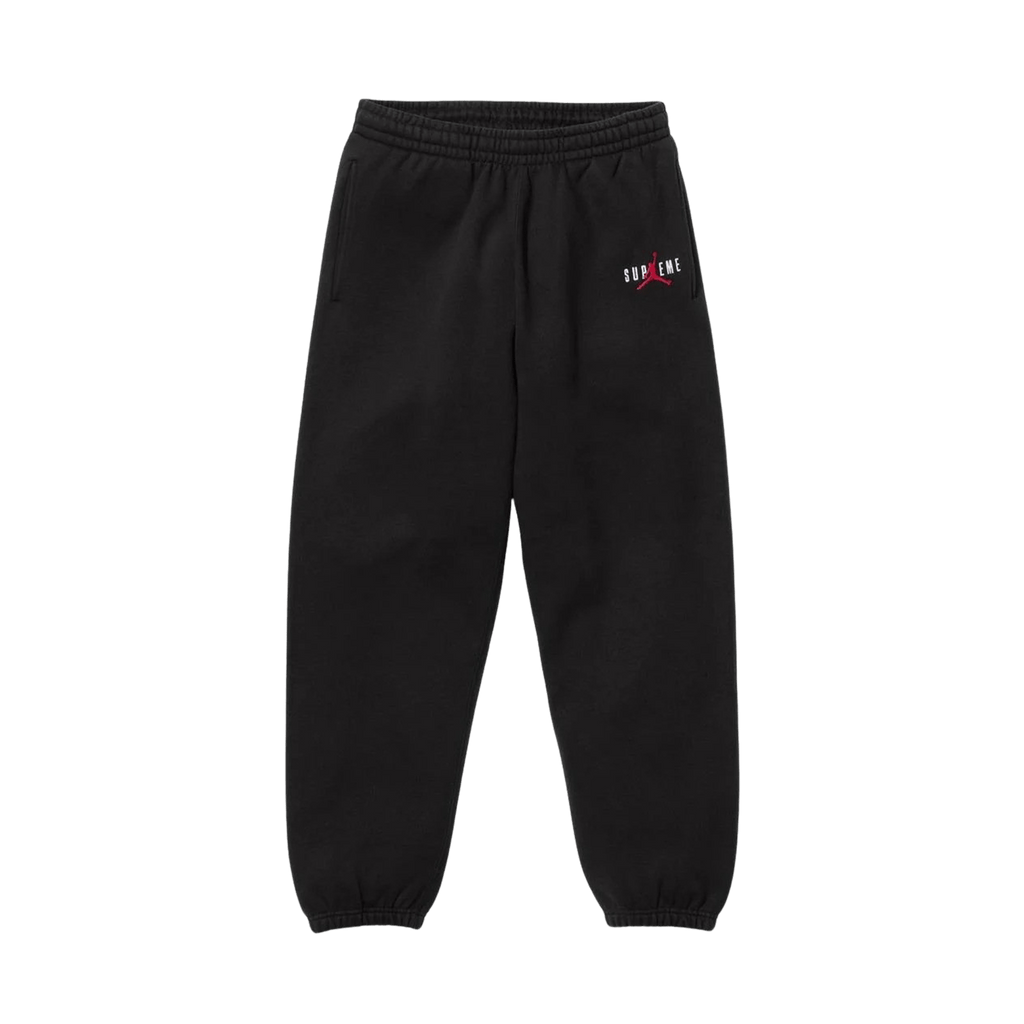 Supreme x Jordan Sweatpants 'Black' - Kick Game