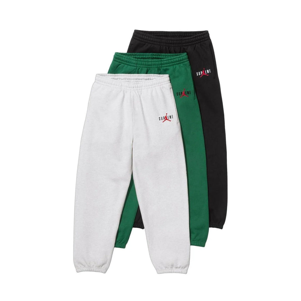 Supreme x Jordan Sweatpants 'White' - Kick Game