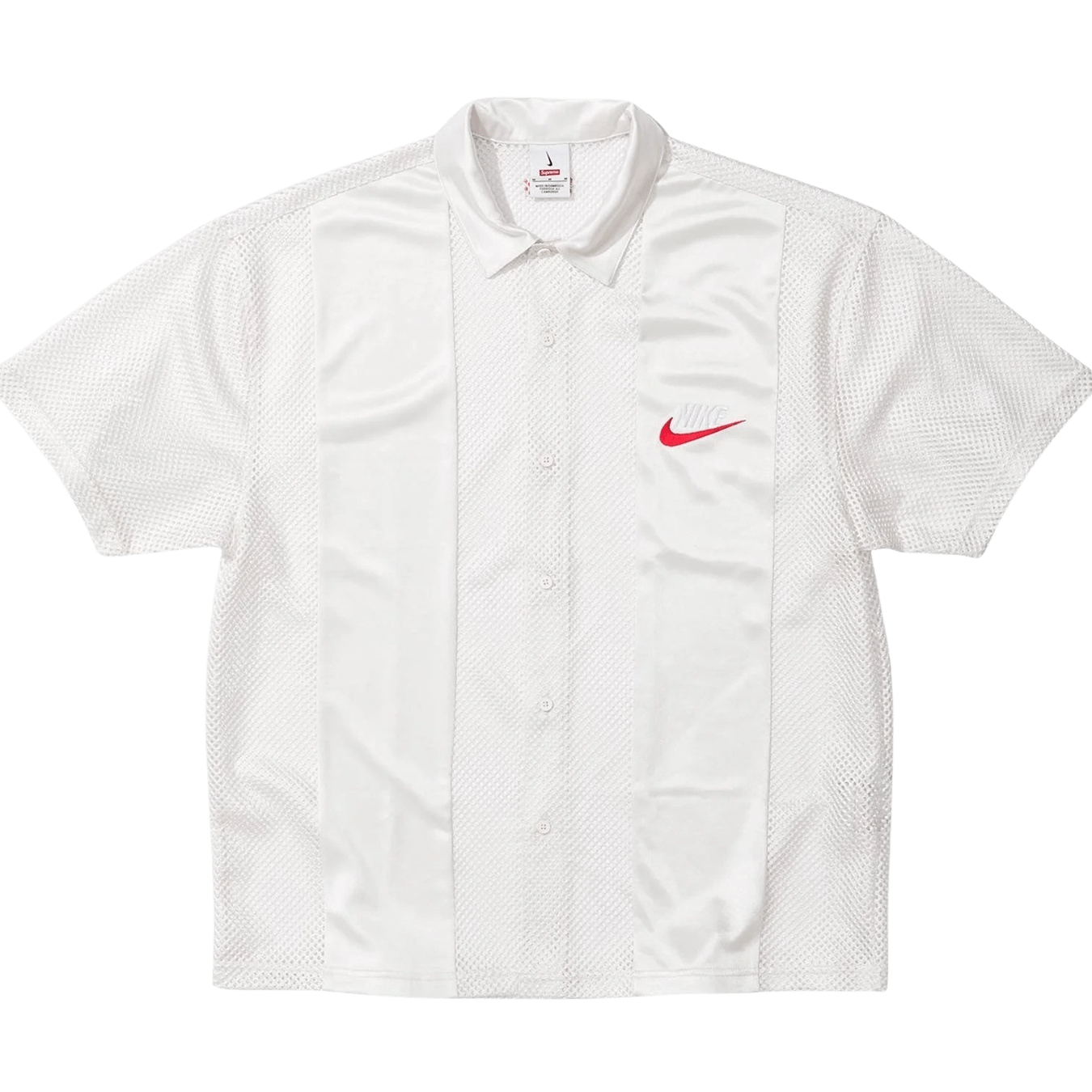Supreme x Nike Mesh S/S Shirt 'White' — Kick Game