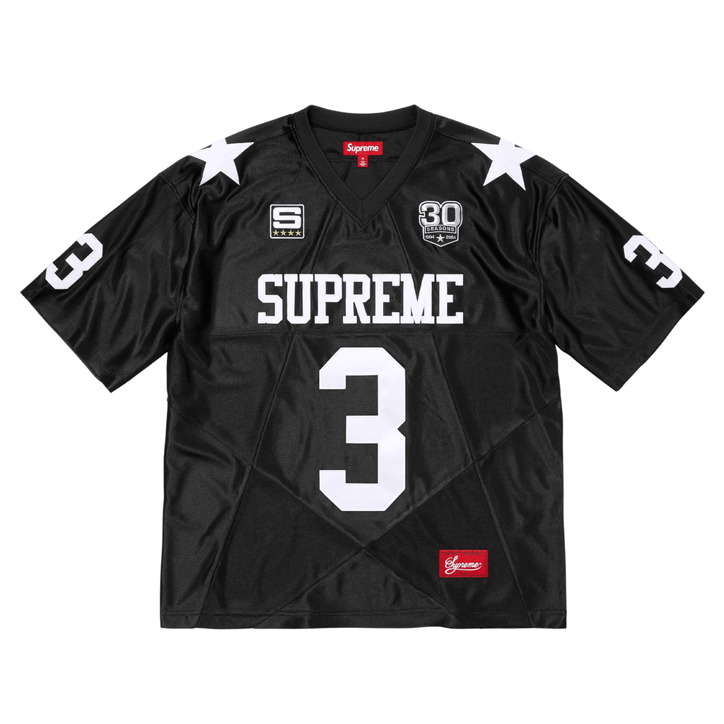 Supreme Star Football Jersey 'Black' - Kick Game