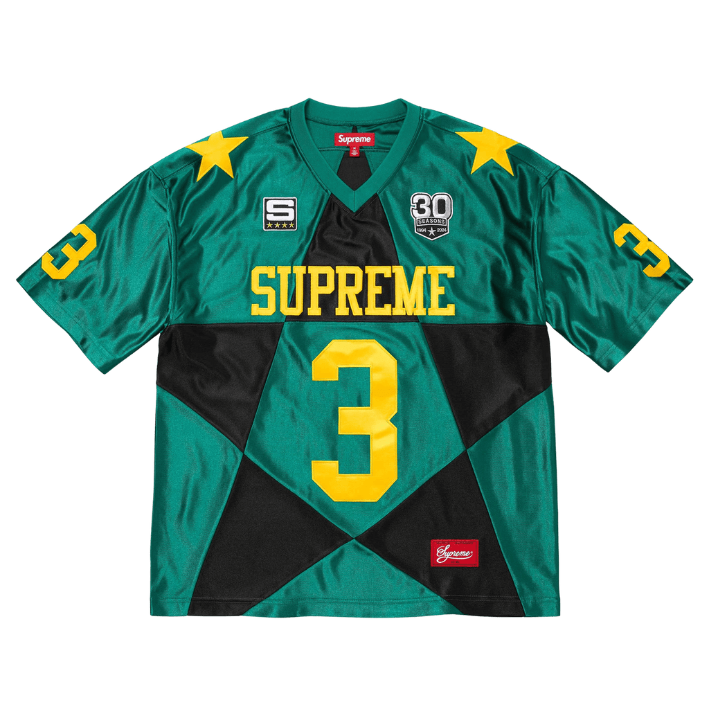 Supreme Star Football Jersey 'Dark Green' - Kick Game